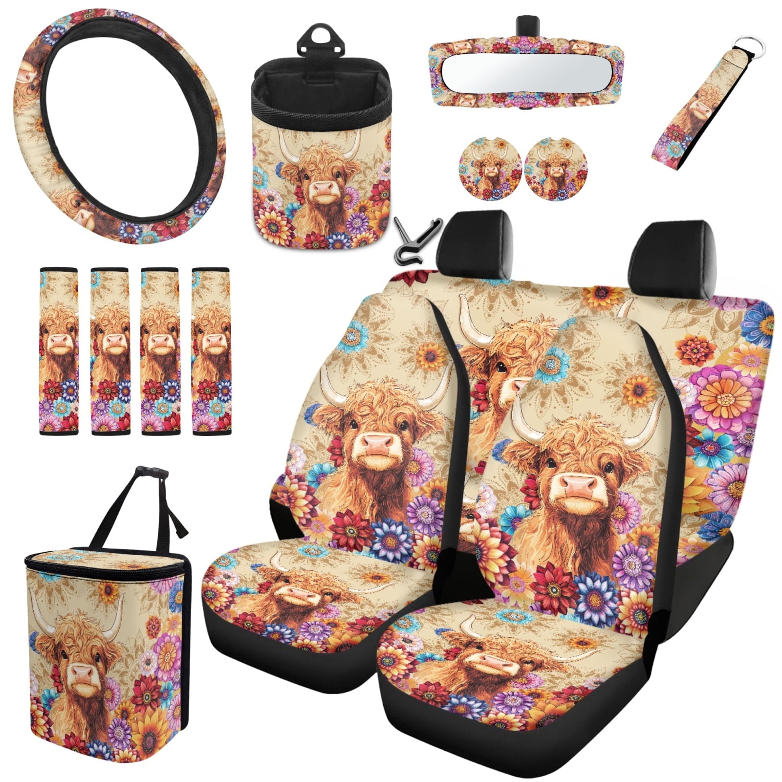 Motivo™ Yuyamidu Rainbow Tie Dye Car