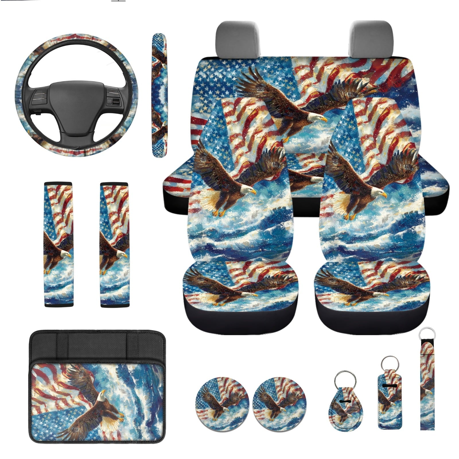 Motivo™ Yuyamidu Blue Wolf Car Seat
