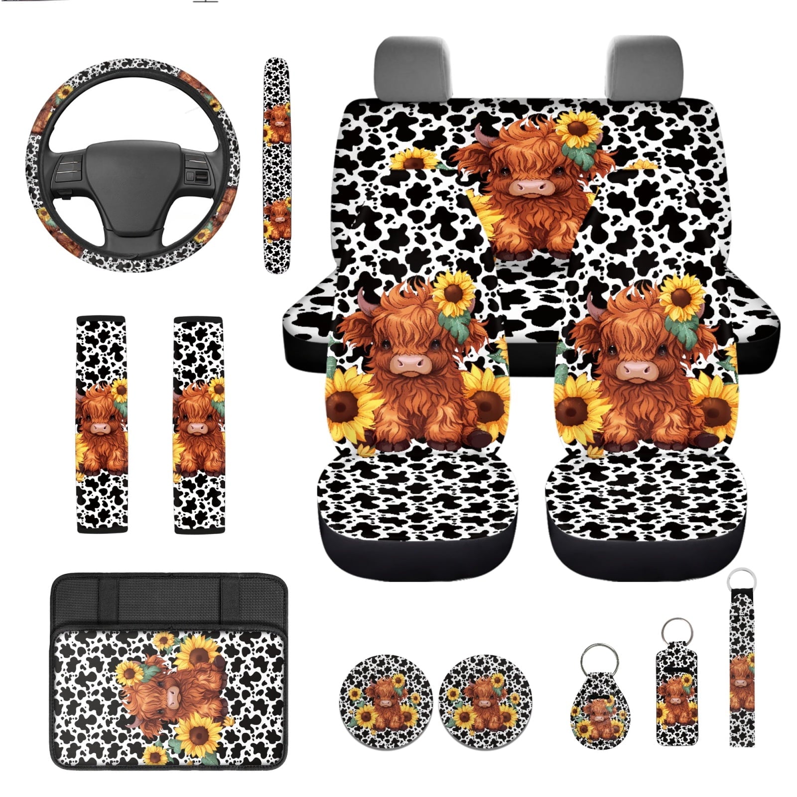 Motivo™ Yuyamidu Cute Highland Cow Car