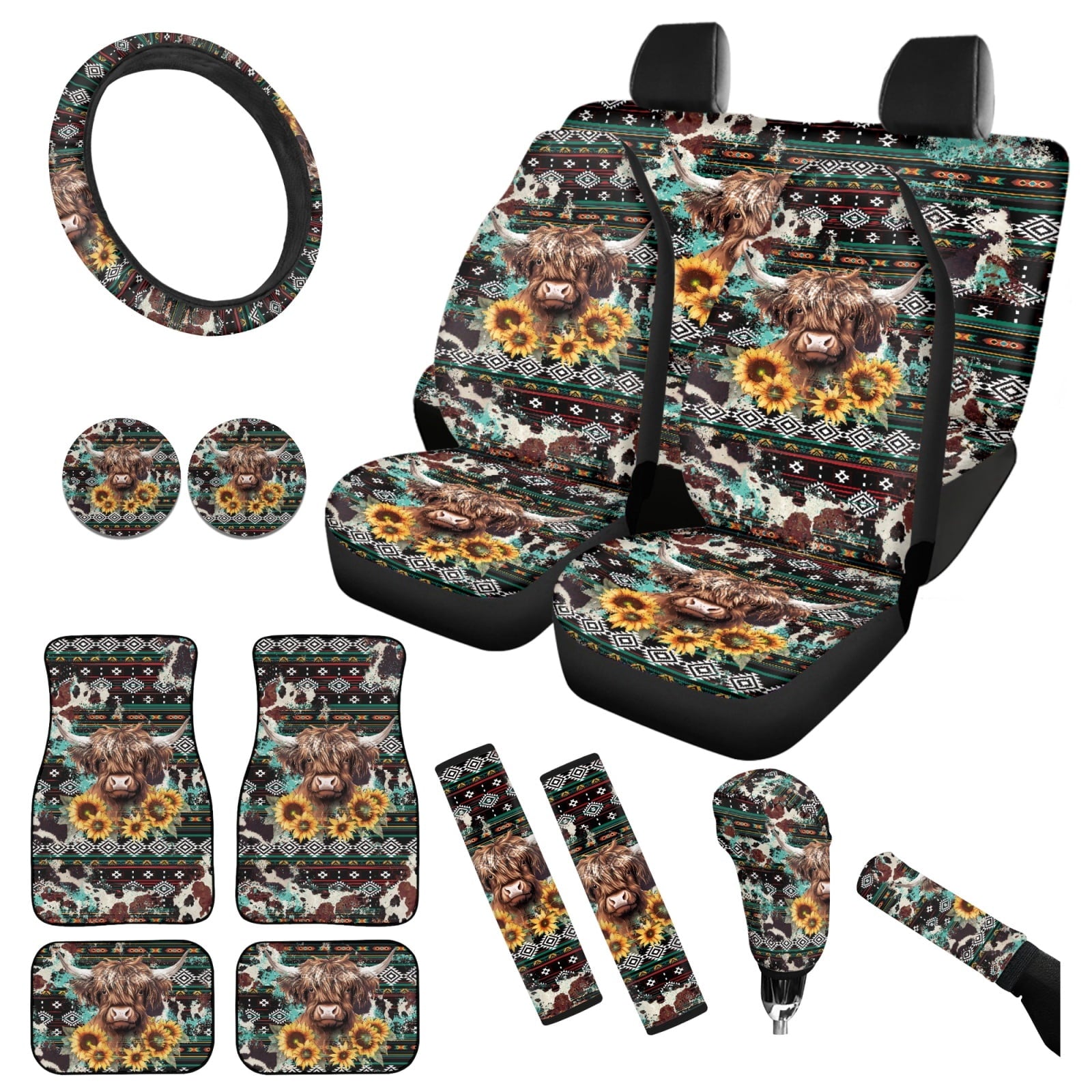 Motivo™ Yuyamidu Skull Car Seat Cover