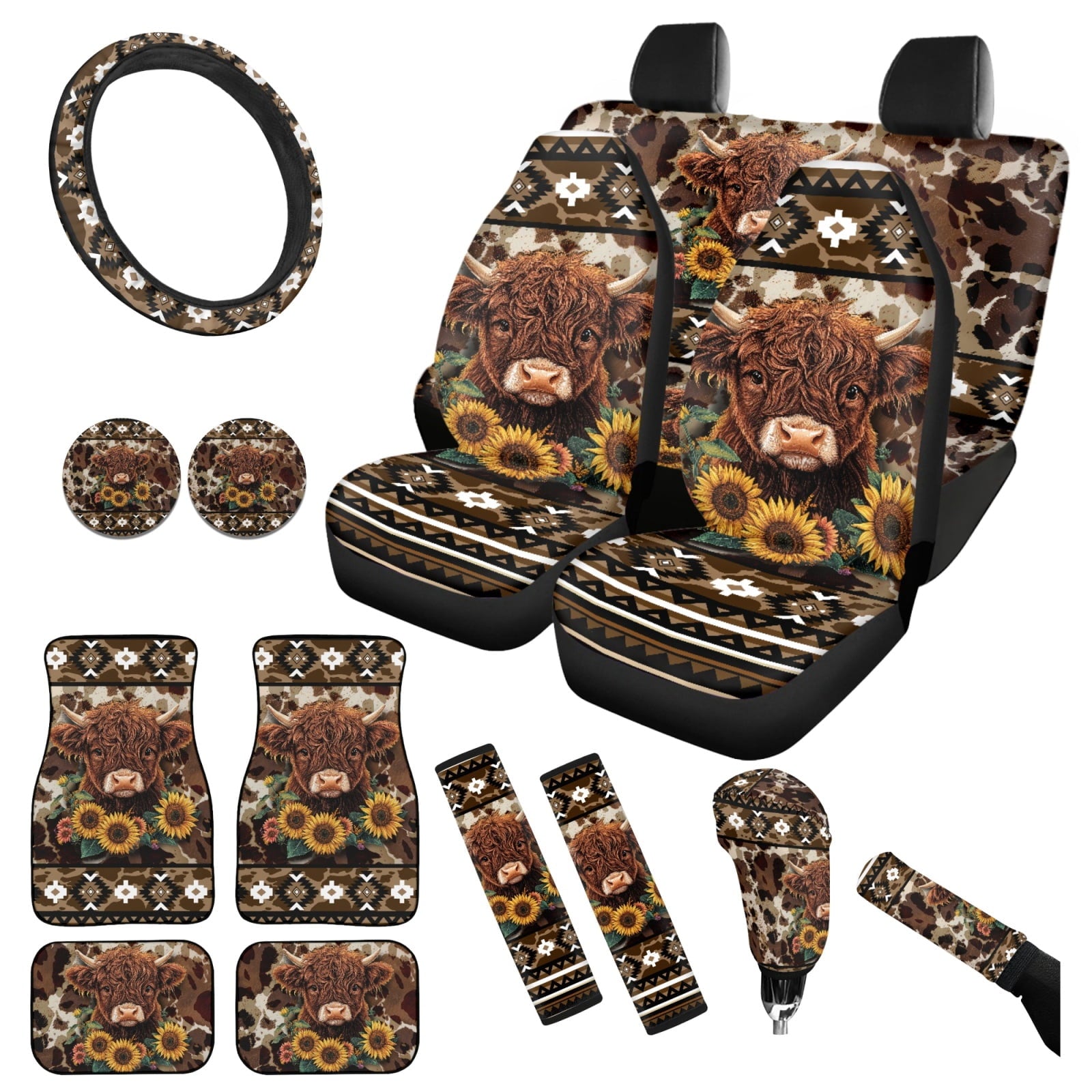 Motivo™ Yuyamidu Skull Car Seat Cover