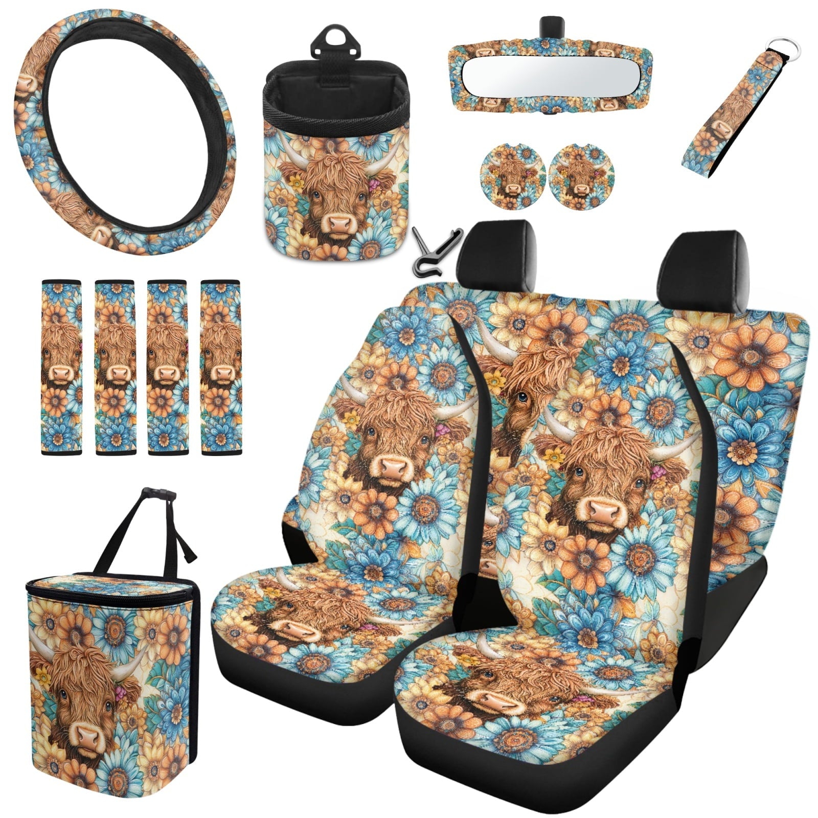 Motivo™ Yuyamidu Rainbow Tie Dye Car