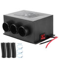 Zerodis Car Heater, 12V 600W Car Heater 3 Hole Portable Winter Heating Warmer  Defroster Fog Removing
