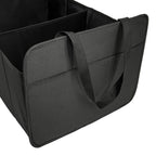 (2 pack) Auto Drive Car Hard-Sided Collapsible Trunk Organizer (Black)