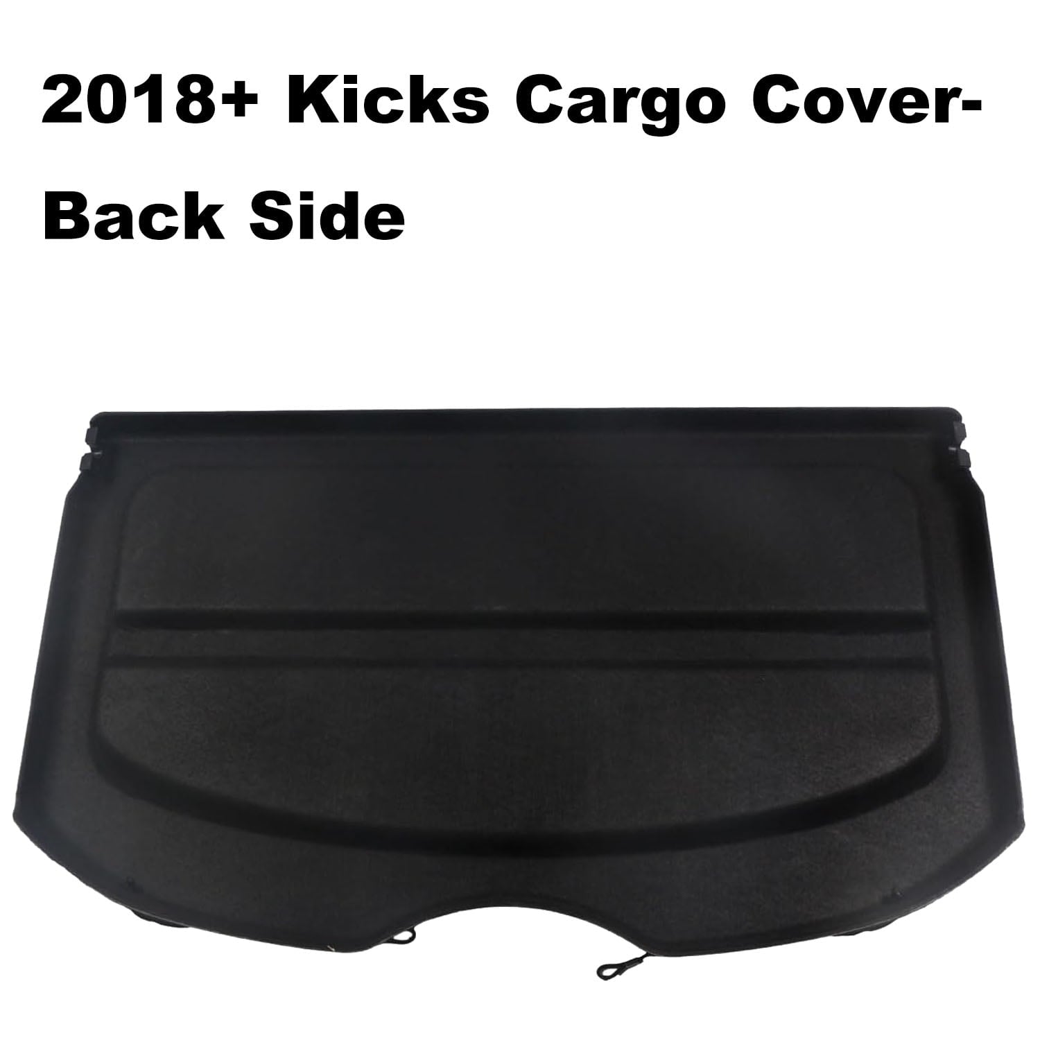 Fit 2017-2024 Nissan Kicks Non-retractable Cargo Cover for 2017 2018 2019 2020 2021 2022 2023 2024  Nissan Kicks SUV Rear Trunk Privacy Shade Accessory, Black