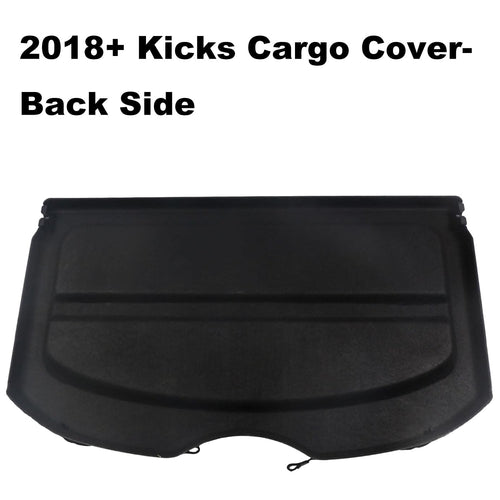 Fit 2017-2024 Nissan Kicks Non-retractable Cargo Cover for 2017 2018 2019 2020 2021 2022 2023 2024  Nissan Kicks SUV Rear Trunk Privacy Shade Accessory, Black