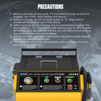 AUTOOL HTS708 Automotive Dry Ice Blasting Machine, 16.5LBS Capacity Dry Ice Engine Carbon Deposit Cleaning Exhaust Pipe Cleaner with 4 Nozzles, 550W No Disassembly