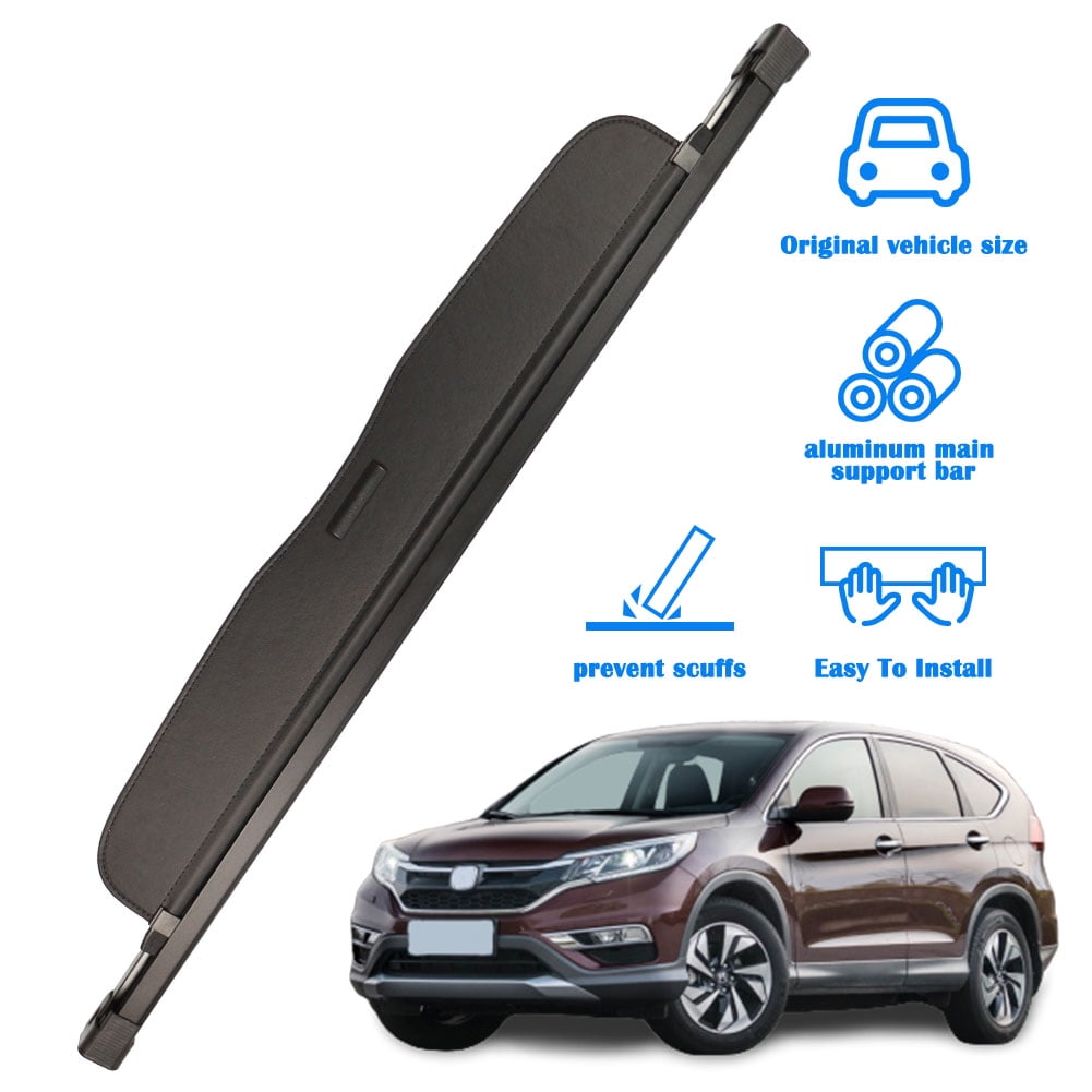 Fit Honda CR-V 2012 2013 2014 2015 2016 Cargo Cover for Honda CRV 2012-2016 SUV Accessories Factory Style Black Retractable Rear Trunk Security Shield Shade Cover
