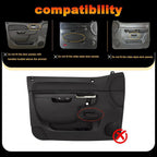 Front Driver Left Side Interior Door Armrest Repair Kit for 2010-2014 Chevy Silverado 1500 2500HD 3500HD, Upgraded ABS with Metal Bracket, Replaces GM 22818467 22818465 23402966