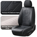 for Toyota RAV4 XLE 2025 Car Seat Cover, Black Car Seat Covers, Waterproof PU Leather 5 Seats Full Set Non-slip Beautify Interior, Pet Car Seat Covers