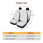 Jeiento Funny Frog Car Accessories Sets with Car Seat Cover Protector Car Floor Mats Auto Steering Wheel Cover Car Armrest Cover Seat Belt Pads Cup Coasters Keychains Lipstick Holder 17 Pack