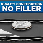 NVX SDBBP40 Car Sound Damping Mat Butyl Automotive Sound Deadener 36 Square Ft (9x 18x32”) Black