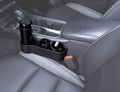 (2 pack) Auto Drive 1 Piece Automotive Car Seat Gap Storage Organizer Black - Universal Fit, 22OG10