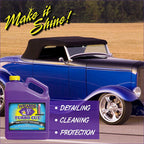 Wizards Turbo Cut Compound – 1 Gallon | Fast-Cutting, Water-Based Scratch Remover for 1200–1500 Grit | Restores Paint, Gelcoat & Fiberglass | No Wax or Silicone