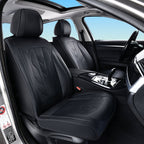 for Toyota RAV4 XLE 2025 Car Seat Cover, Black Car Seat Covers, Waterproof PU Leather 5 Seats Full Set Non-slip Beautify Interior, Pet Car Seat Covers