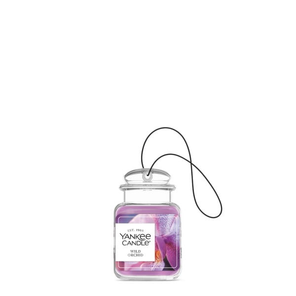Yankee Candle Car Jar Ultimate Hanging Car Air Fresheners, Wild Orchid, 0.96 oz (Pack of 12)