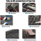 Custom Car Floor Mats For Compatible With Dodge Magnum 2005-2008 Double-layer Floor Mat Full Coverage All Weather Anti-Slip Car Mat Set Waterproof Car Mats