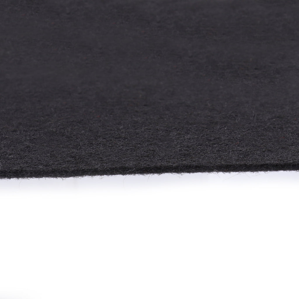 Carpet Under-Felt Liner Automotive Interior Upholstery Replacement by the Yard (36" x 78") Black