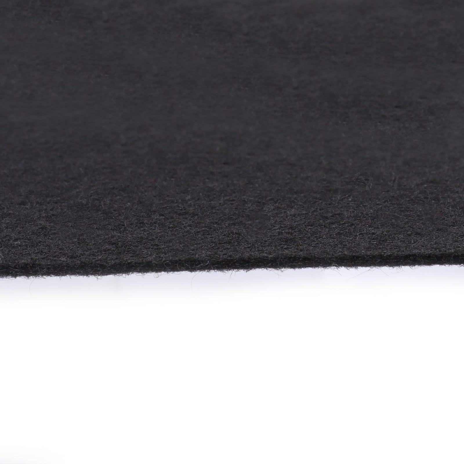 Carpet Under-Felt Liner Automotive Interior Upholstery Replacement by the Yard (36" x 78") Black
