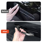 Car Door Handle Cover ABS Material for 2017-2025 Tesla Model 3 & Model Y Automotive Exterior Accessories 4pcs, Carbon Fiber Pattern