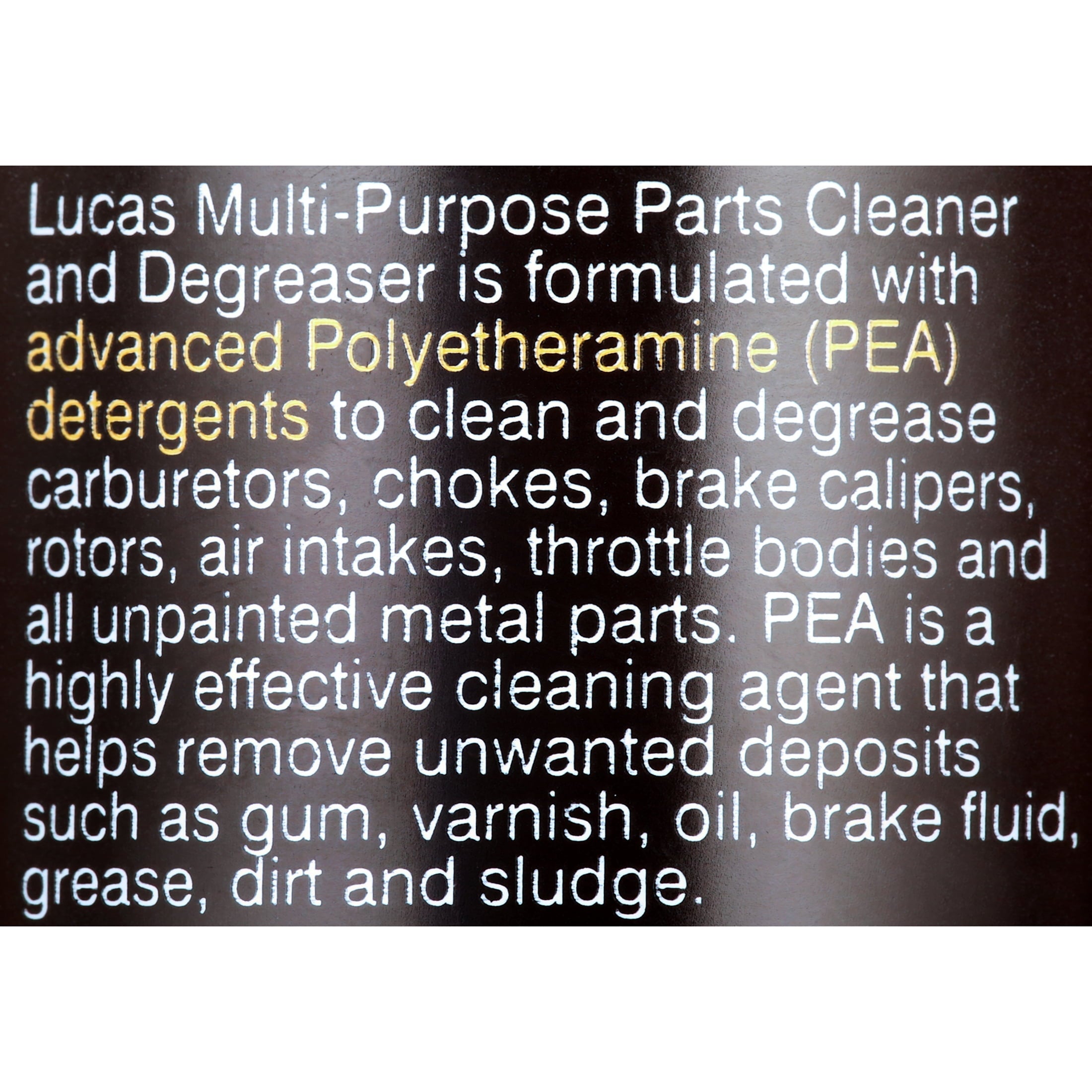 (6 pack) Lucas Oil 11115 Multi-Purpose Parts Cleaner and Degreaser Aerosol 16 Ounce
