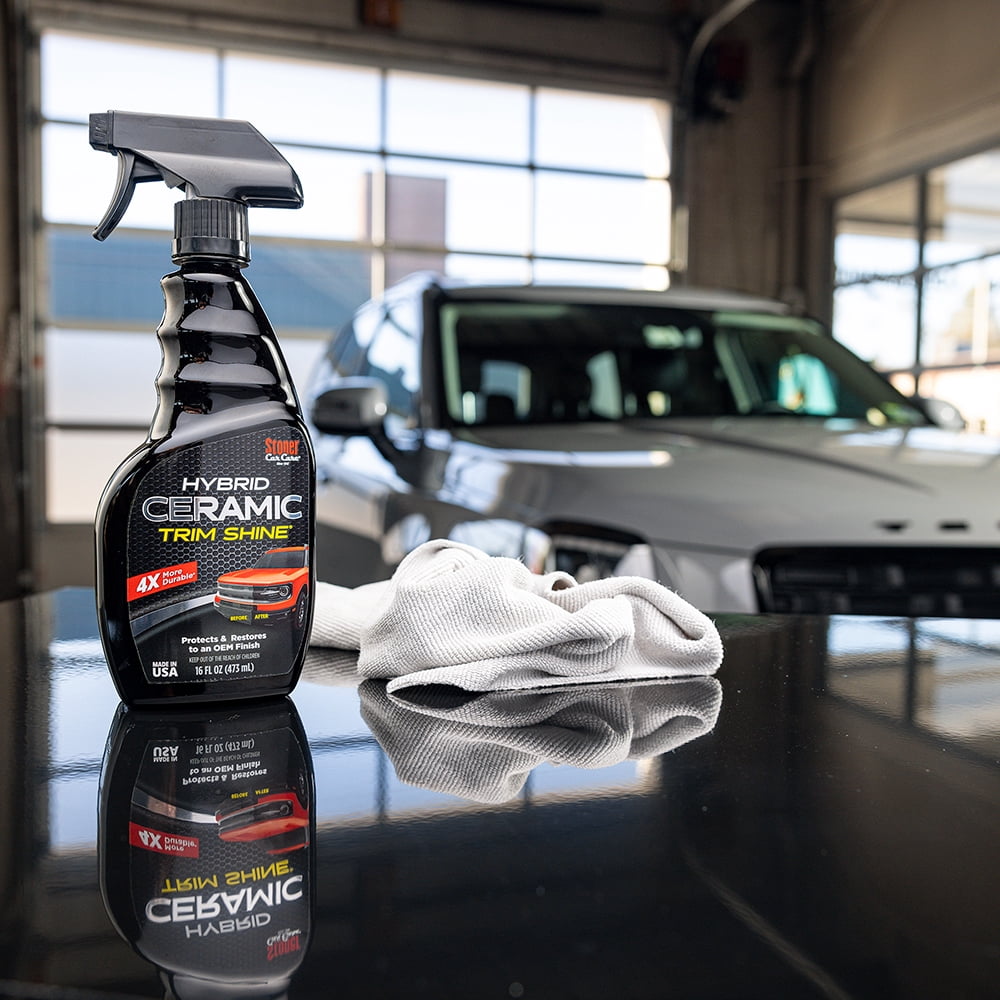 Stoner Car Care 92333-2PK Hybrid Ceramic Trim Shine Restores OEM Finish and Protects Plastic and Vinyl Trim for Automotive Interior and Exterior, Water-Based, 16 Fl Oz, Pack of 2